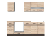 Junona Line kjøkkensett - Somona Eik - 220 cm